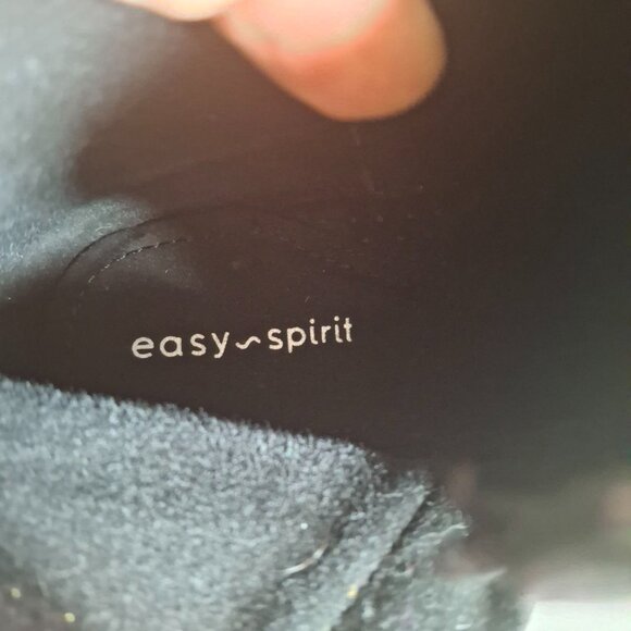 Easy Spirit Women's Alice Black Ankle Boots - Chelsea Pull-On Booties Size 6M - Picture 5 of 5